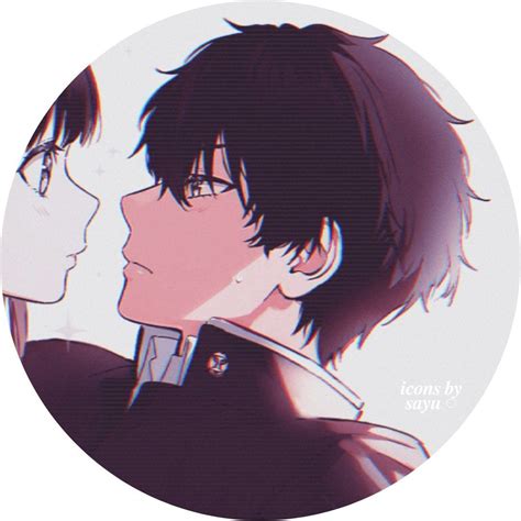 Pin De 𝕸𝖚𝖋𝖋𝖎𝖓 Em 益 Couples Em Casal Anime Garotos Matching Pfp Couple Dp